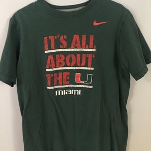 Vintage Nike x University of Miami Tee